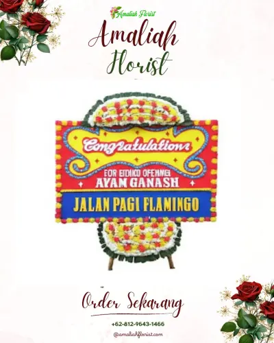 Bunga Papan Congratulation di Plaosan